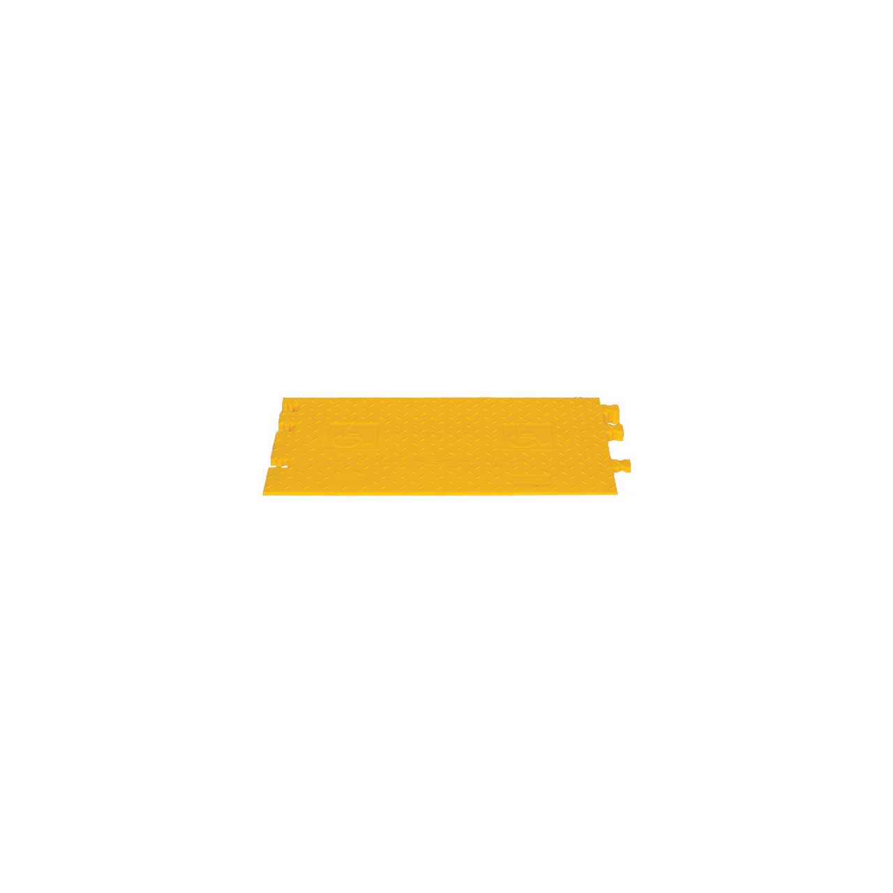 Checkers WSA-125-RMAH-DY Male Ramp for 5-Channel Cable Protector Yellow Jacket AMS Modular Accessibility System - Yellow