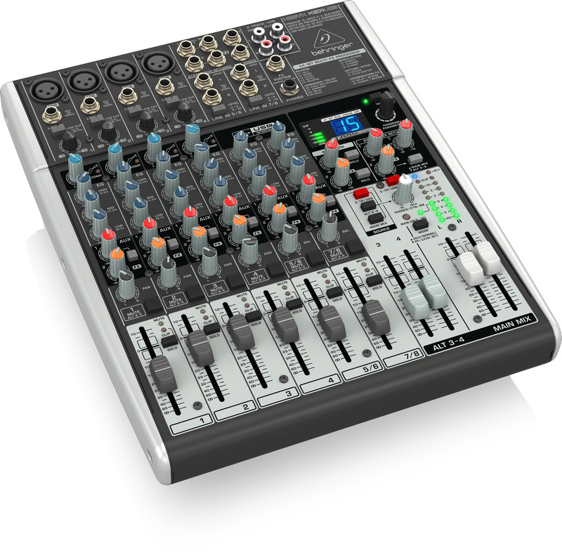 Behringer XENYX X1204USB 12-Channel USB Audio Mixer with Effects