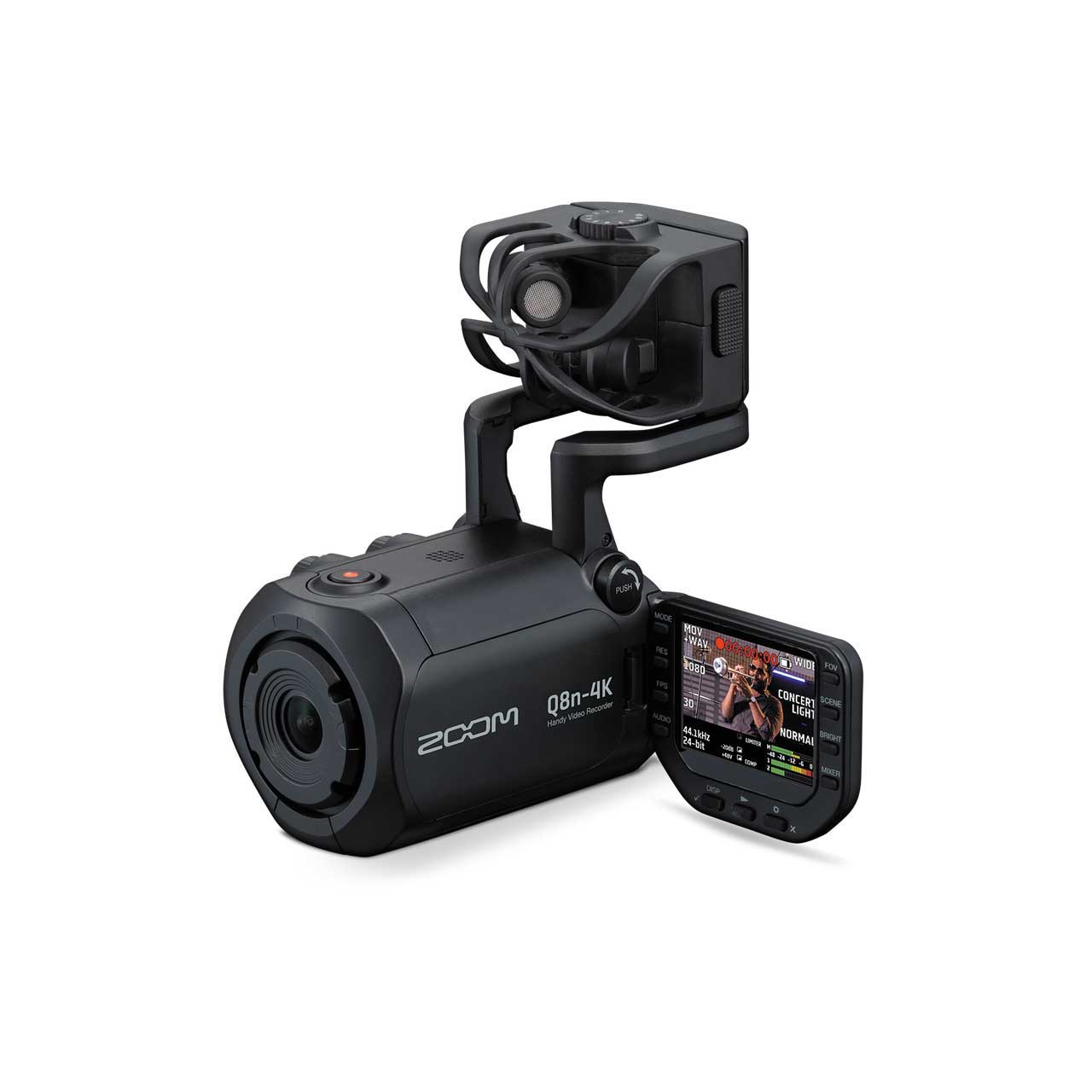 video camera with flip out screen