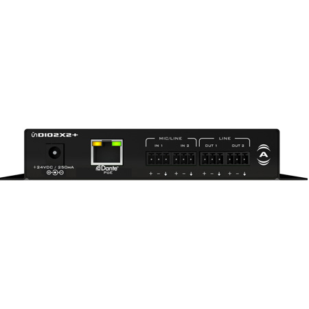 Attero Tech UNDIO2X2+ AES67/Dante Networked Audio Interface - 2x2 Mic ...