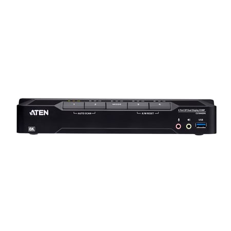 ATEN CS1944DPA 4-Port USB 3.0 8K HDR10+ DisplayPort Dual-Display KVMP ...