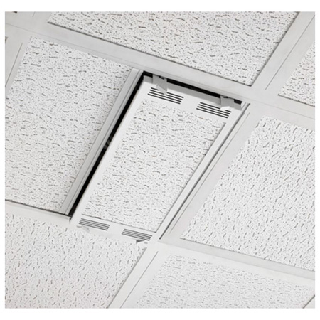 Chief 1 Foot x 2 Foot Above Suspended Ceiling Storage Box - White