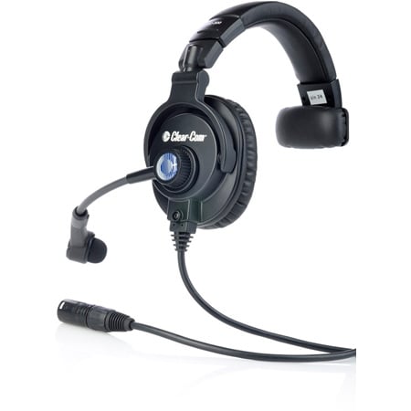 Clear-Com CC-300-Y5 Single Ear Intercom Headset - XLR Female 5-pin