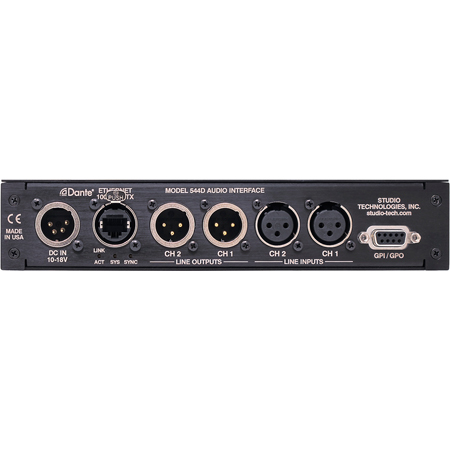 Studio Technologies Model 544D Dante to Analog Audio Interface