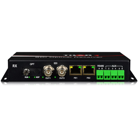 Thor F-M1SDI-2ET 1 HD-SDI Optical Tx/Rx with Two Bi-directional 10/100 ...