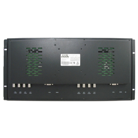 ToteVision LED-1002HD2 Dual 9.7 Inch Rack Mount Monitors