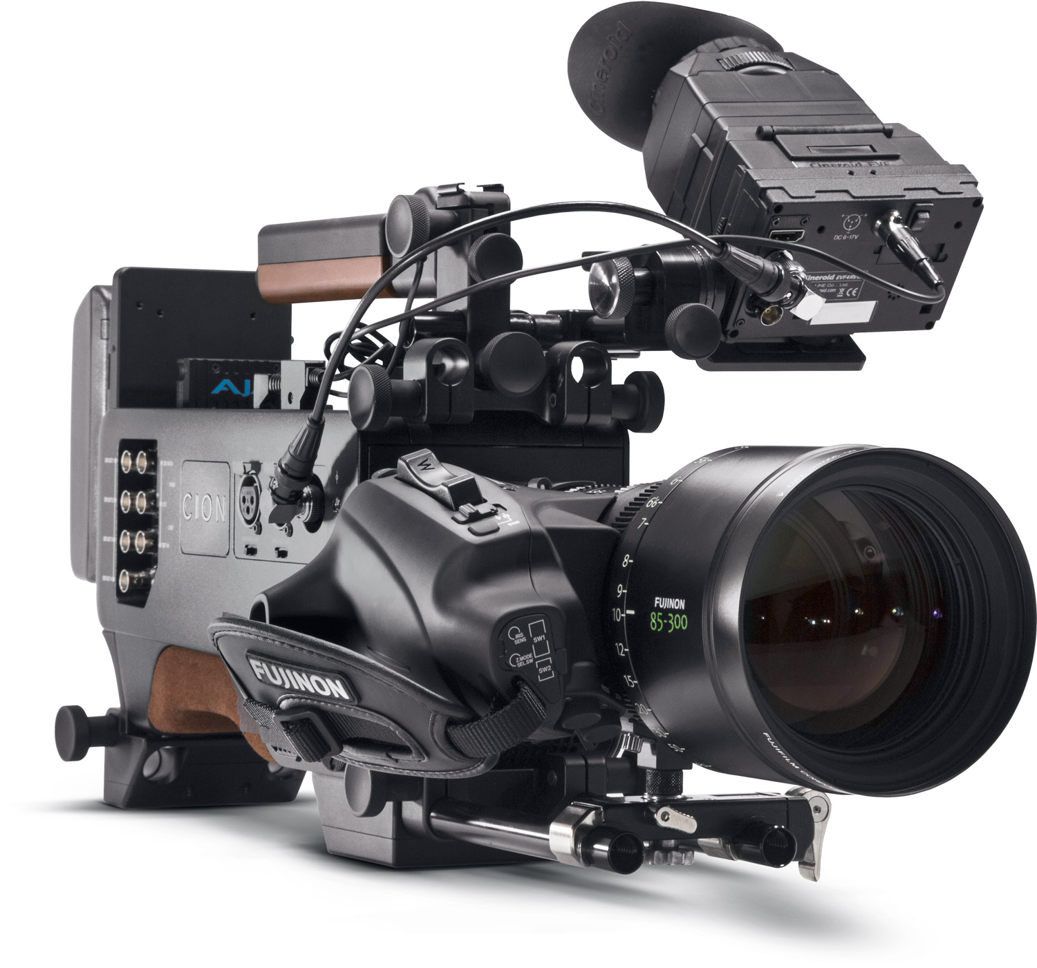 AJA CION 4K/UHD and 2K/HD Production Camera with PL Lens Mount (no lens)