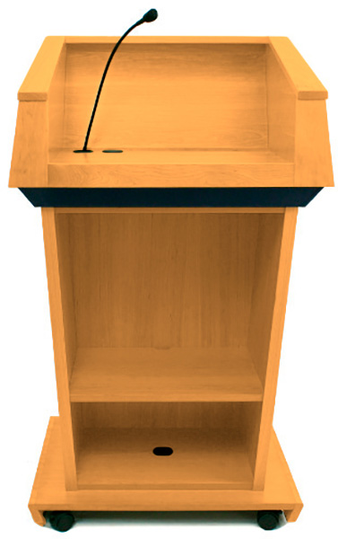 SS3040MP Patriot Lectern with Sound - Maple