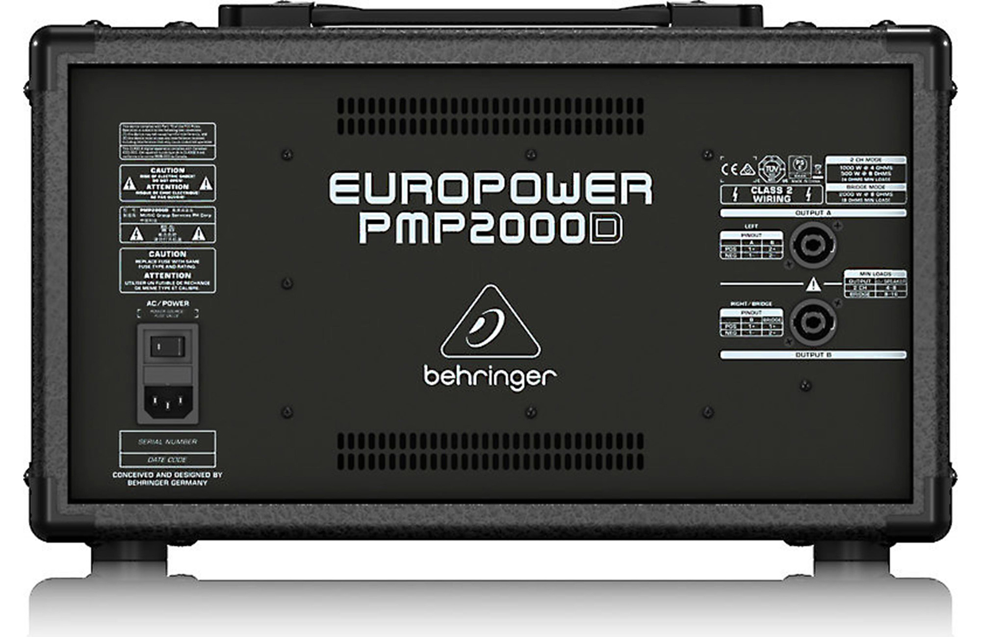 Behringer EuroPower PMP2000D 800Watt 14Ch Powered Mixer with MultiFX