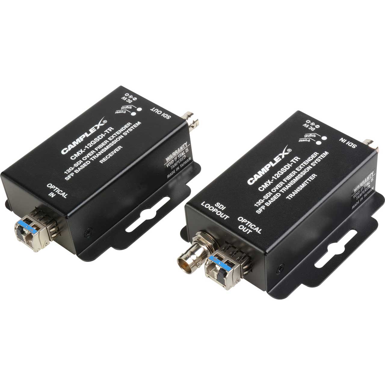 Blackmagic Design 12G SDI Fiber Extender Kit with 12G Optical Fiber Mini  Converter/12G LC Duplex SFP/2x 12G SDI Cables