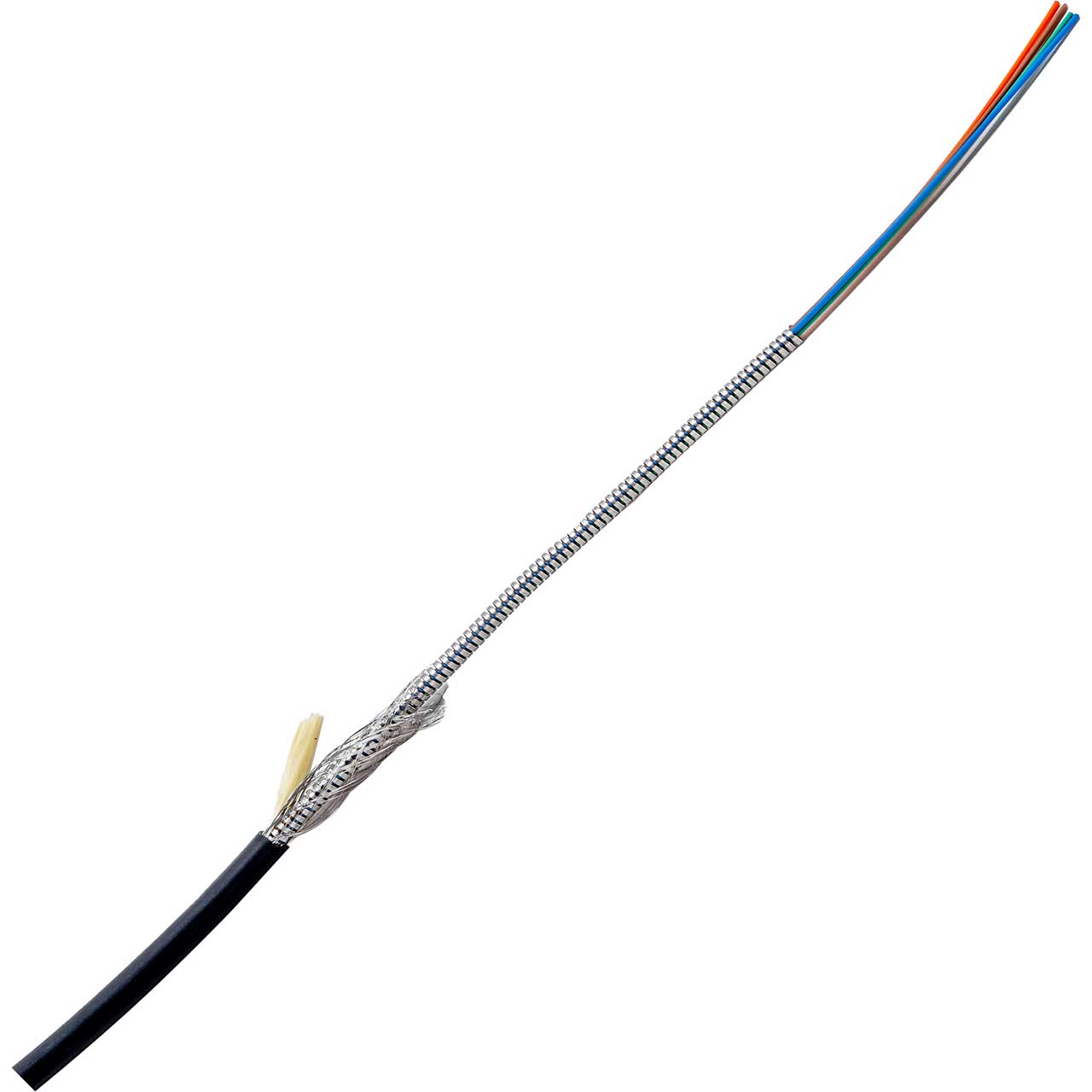 Camplex TiniFiber 4-Channel LC-Single Mode Armored Tactical Fiber Optic ...
