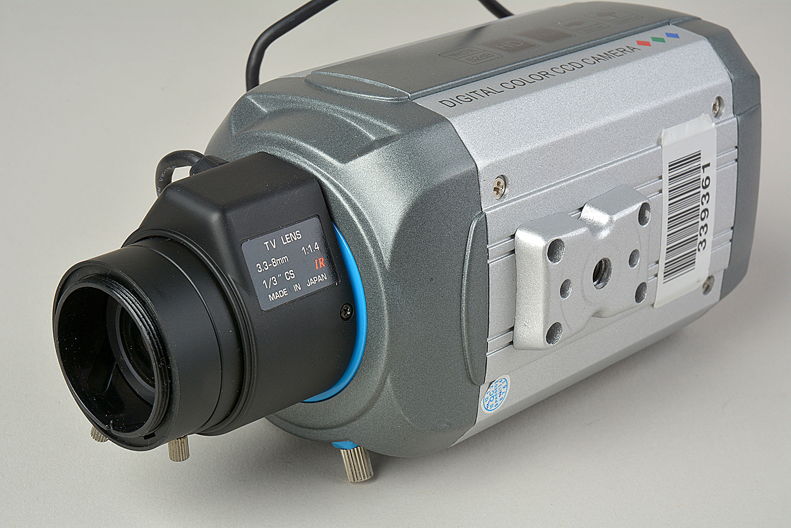 High Resolution CCD Camera with Lens and Mounting Bracket B-Stock
