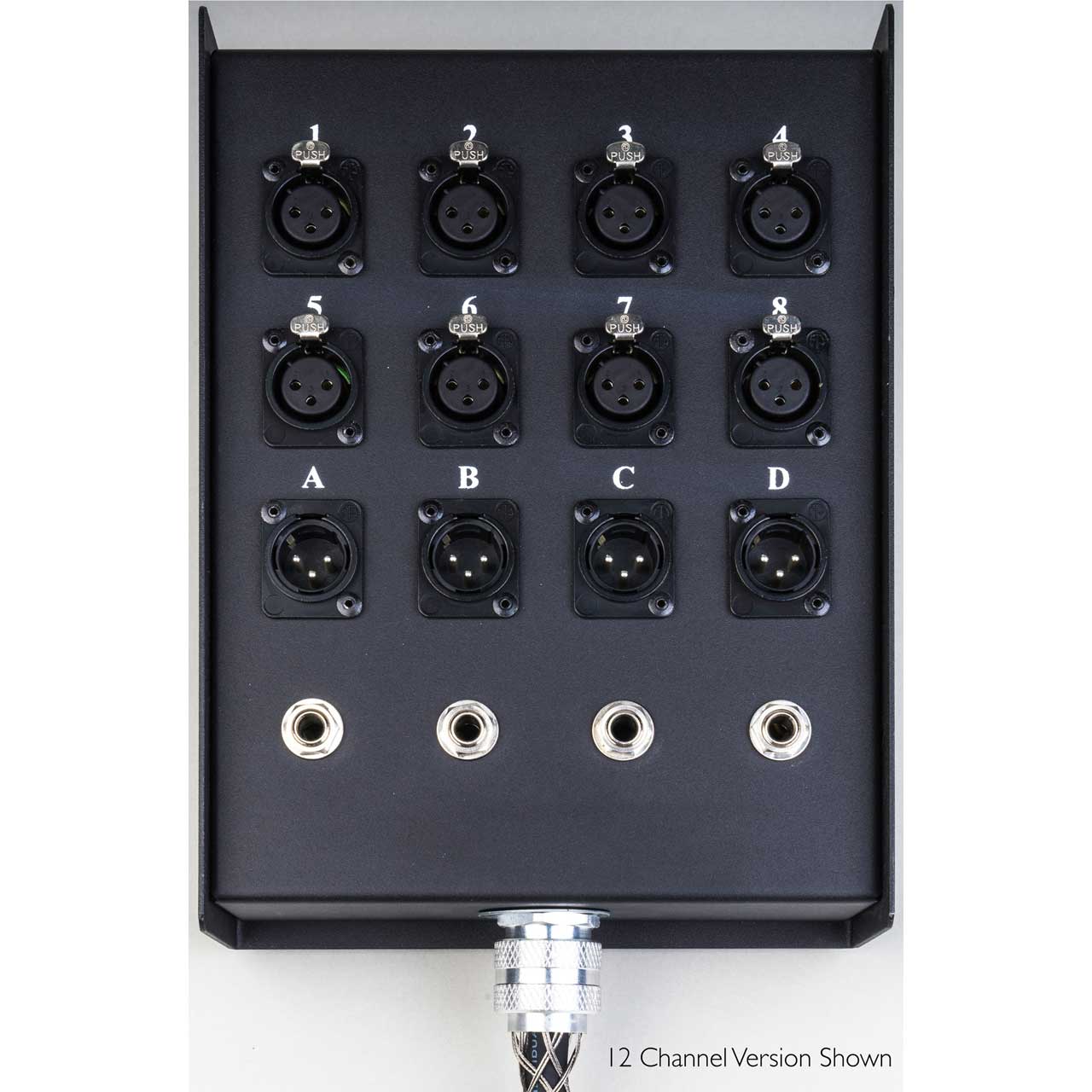 32-Channel (24x8) Fan-Box Snake with XLR-F Returns 100 Foot