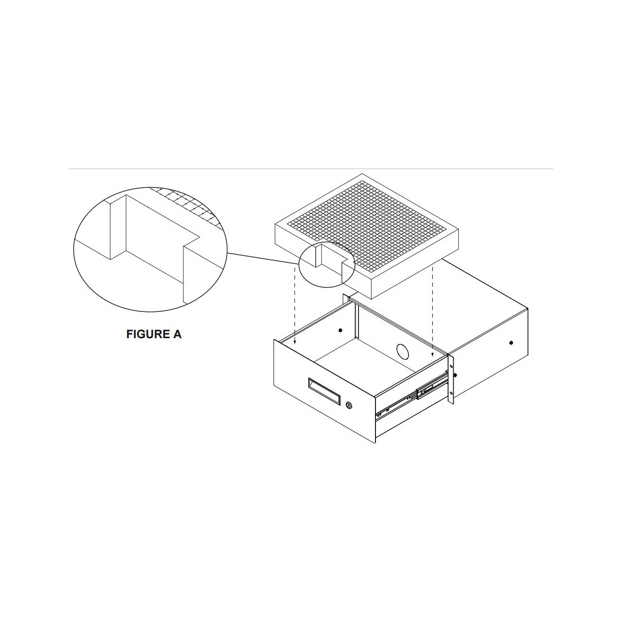 Middle Atlantic FI-4 Foam Drawer Insert - Vintage King