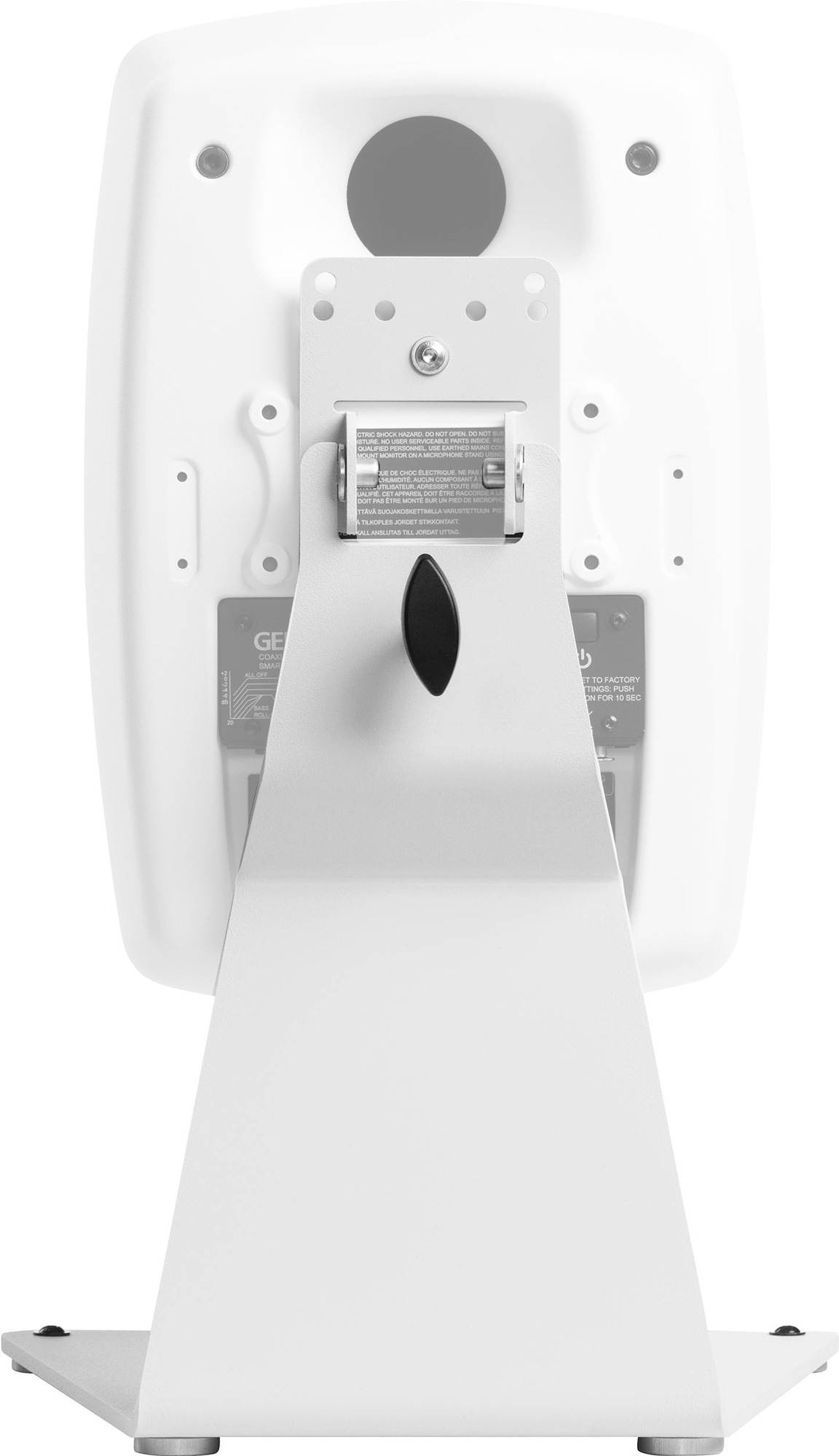 Genelec 8000325W Lshape Table Speaker Stand for 8X4X & 8X5X White