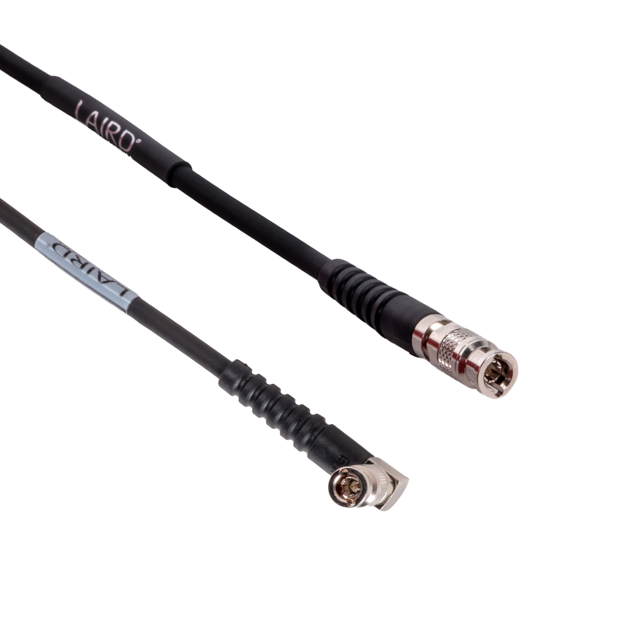 Laird HDBRA12G59-BF Mini RG-59 HD-BNC Right-Angle Male to BNC Female Flexible 75 Ohm Cable