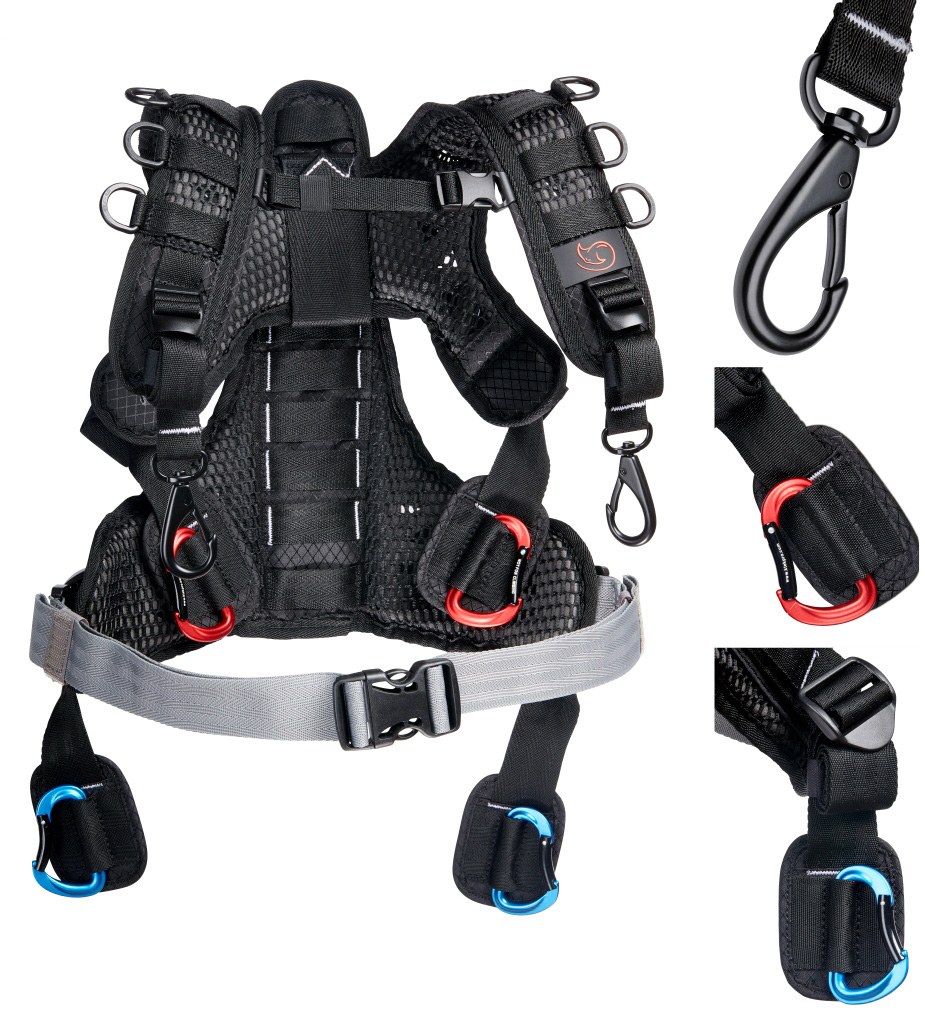 K-Tek - KSHRN3 - Stingray Harness With Rigid Spine Design