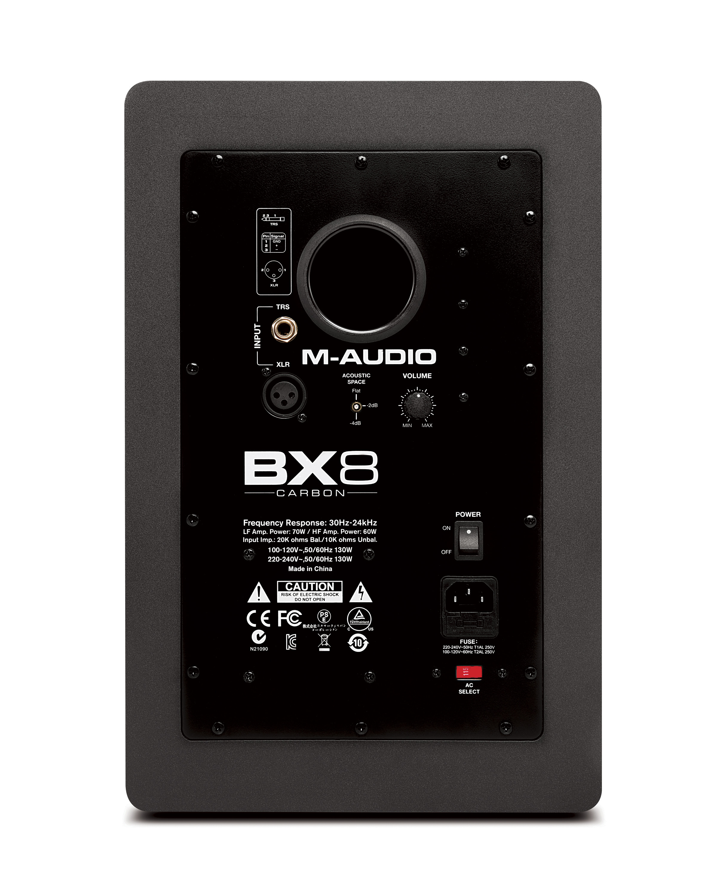 MAudio BX8 Carbon Studio Monitor for Music Production & Mixing (Single)