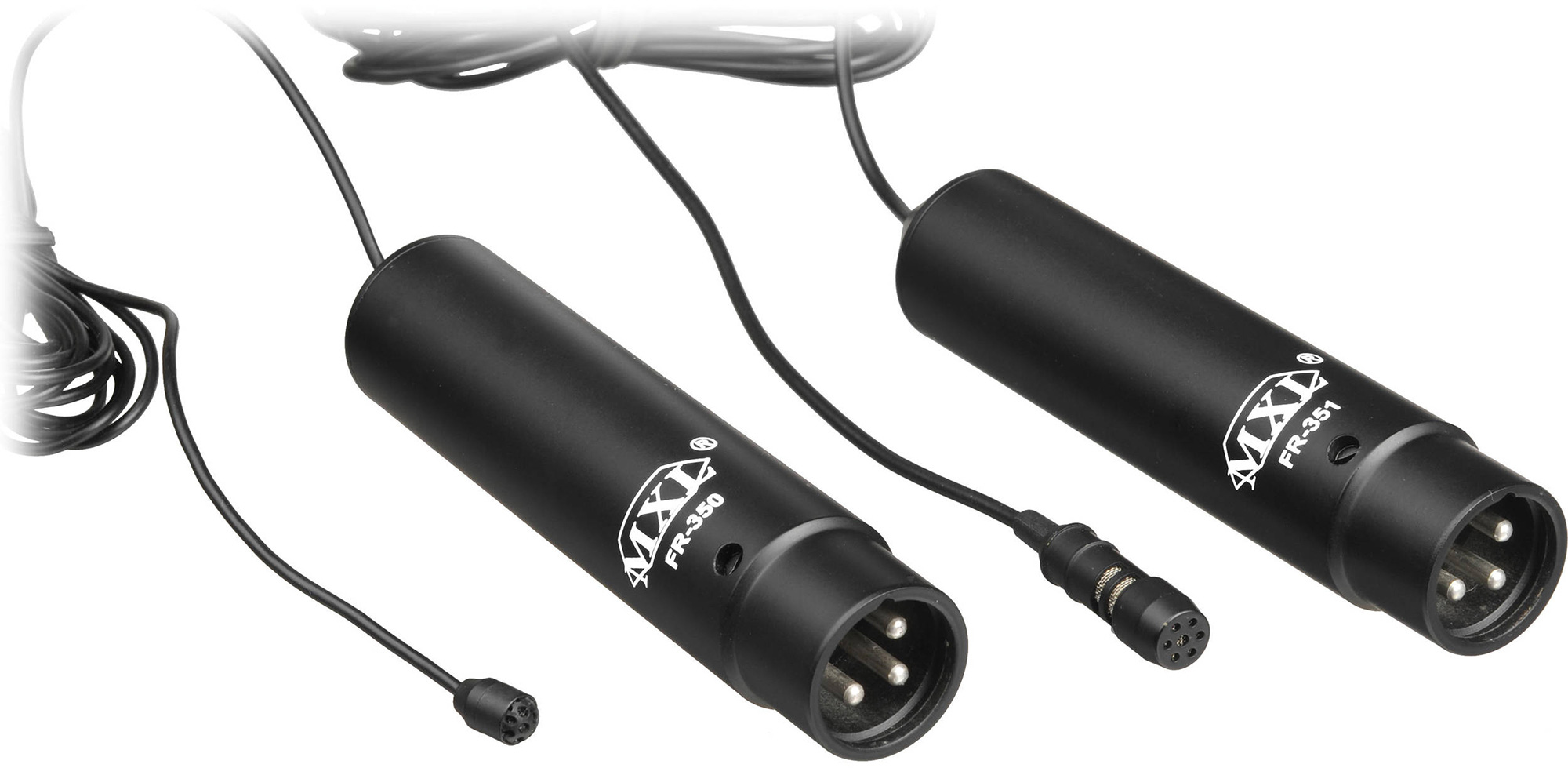 MXL FR366K Lavalier Microphone Kit with FR361 Cardioid and FR360 Omni
