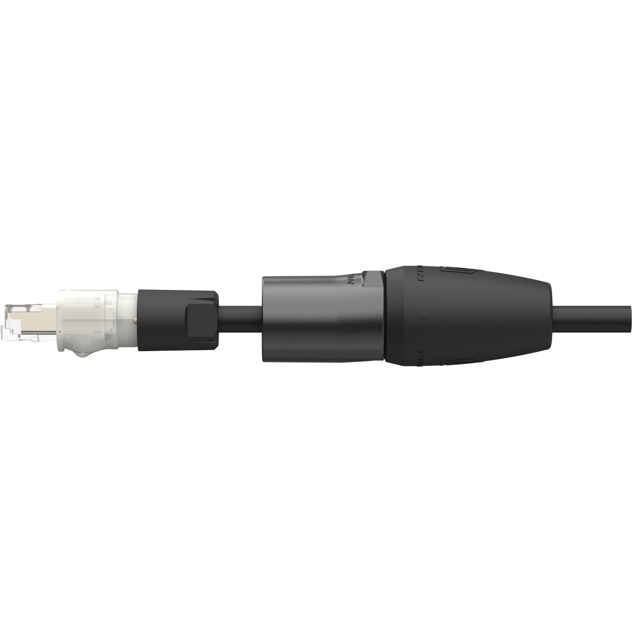 Neutrik NE8MX-B-1 Ethercon Connector - Black Housing For CAT5 CAT6 CAT7 RJ45