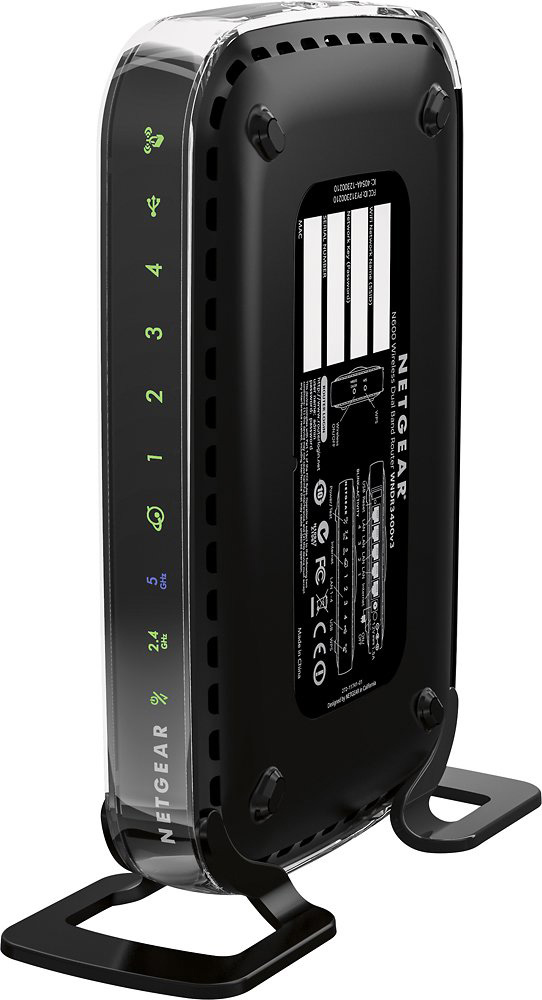 Netgear WNDR3400-100NAS N600 RangeMax Dual Band Router - x Network LAN
