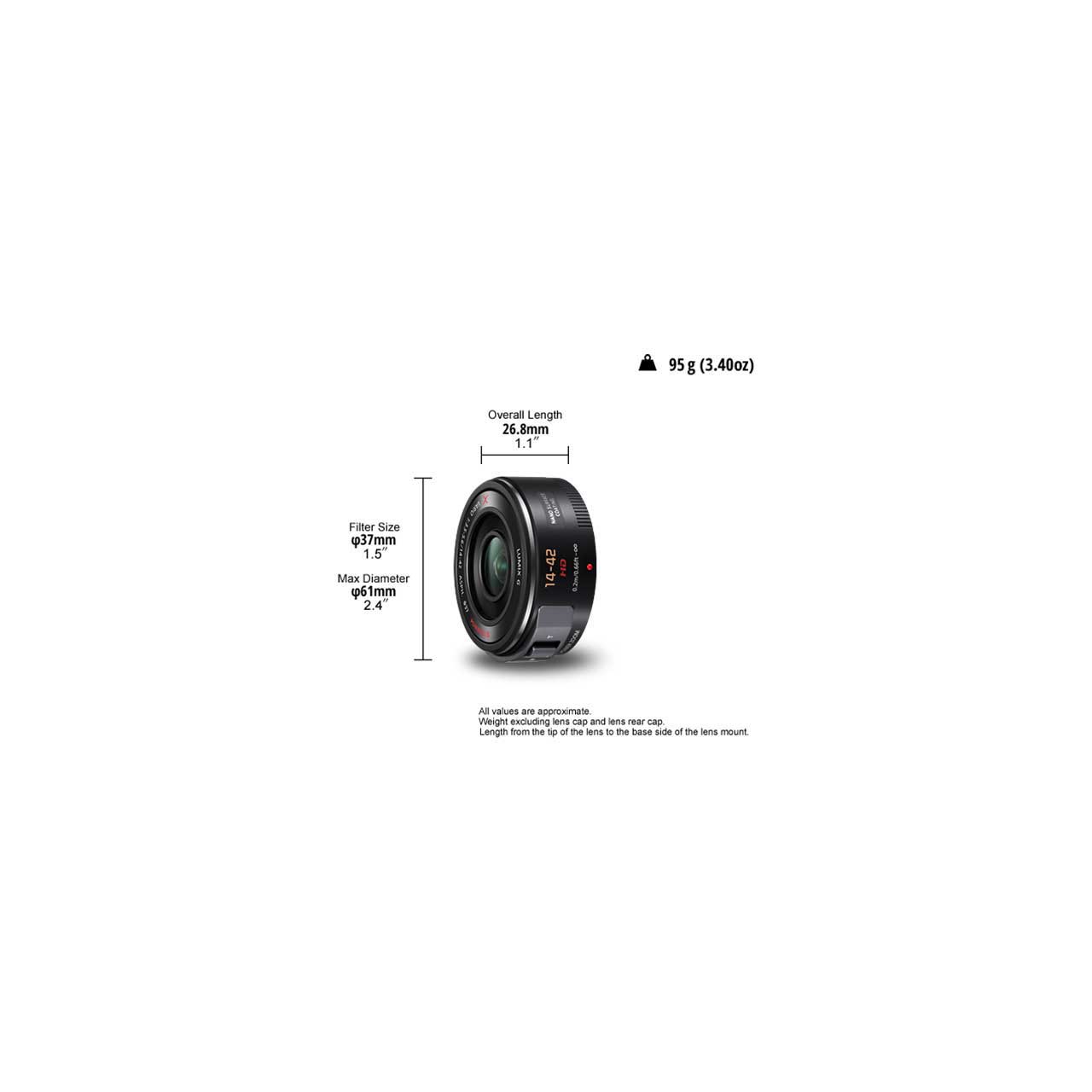 Panasonic HPS14042K Lumix G X Vario F3.5 - 5.6 42mm Power