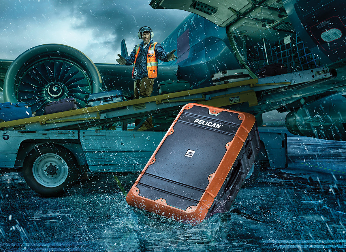 Pelican LGBA22GRYBLK ProGear Elite CarryOn Luggage 22 Inch Gray