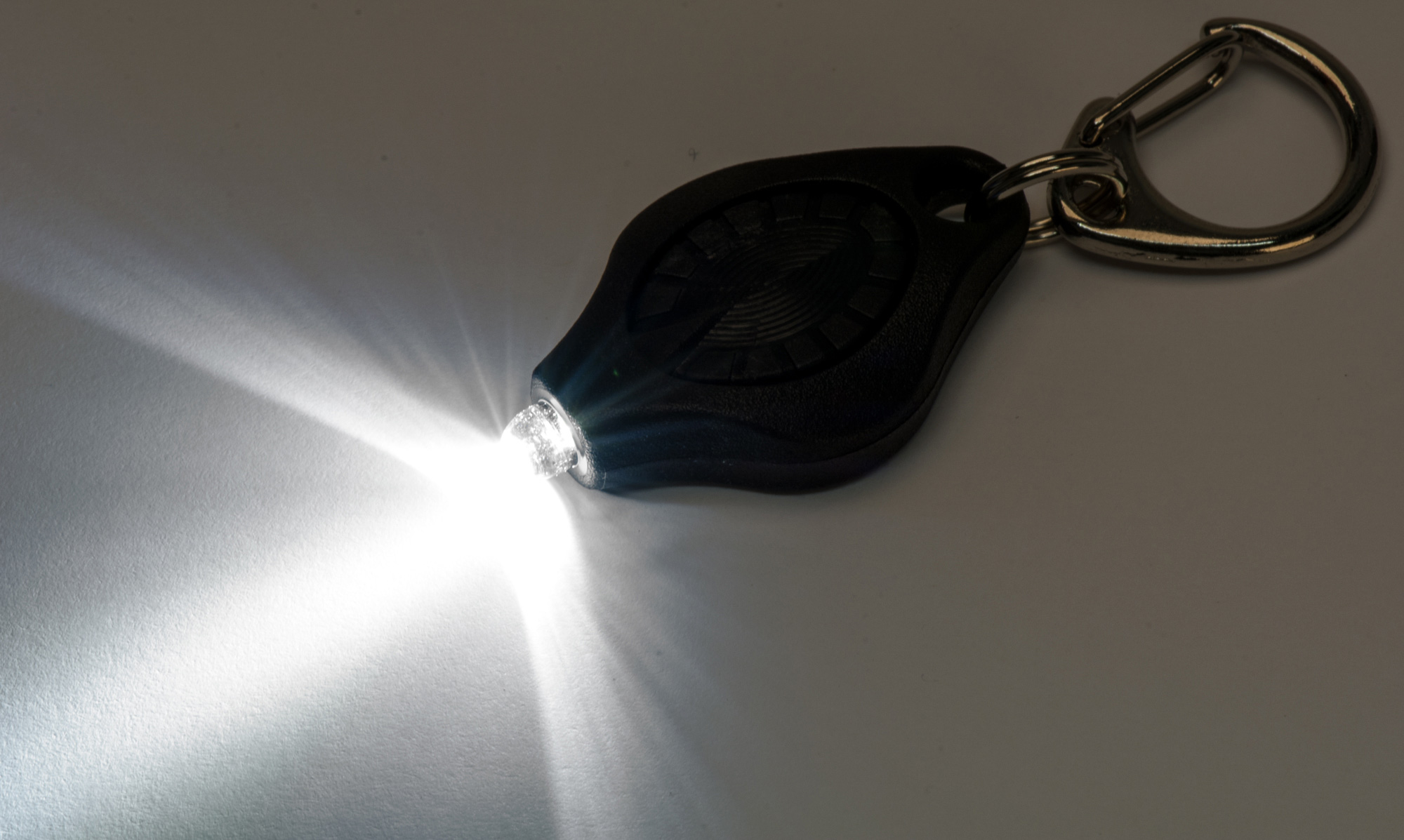 thumbnail interactive-video image 1 of Micro Light Guy Mini LED Keychain Flashlight (5-Pack) - Super Bright Photon Beam With Batteries 1 of 2