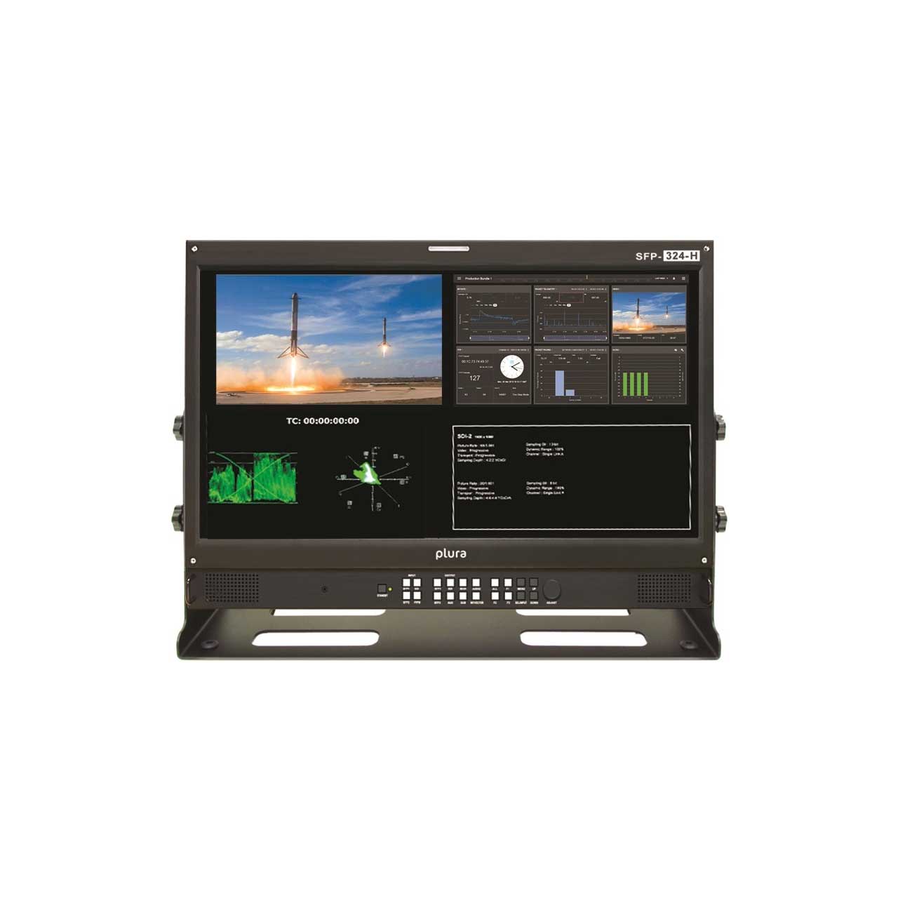 Plura SFP-324-H-7 24 Inch Broadcast Monitor (1920x1200) Class A ...