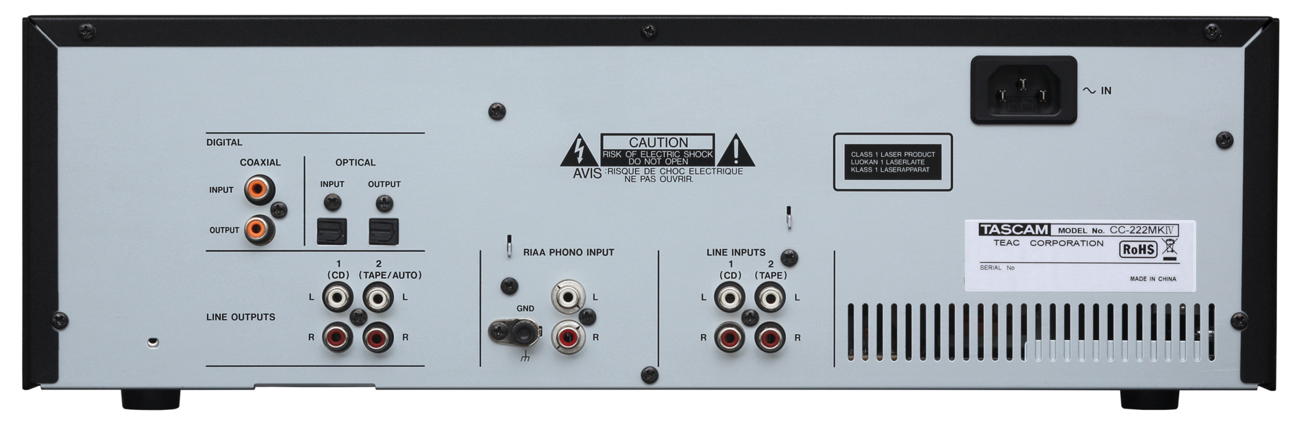 Tascam CC222MKIV Professional CD Recorder/Cassette Combo
