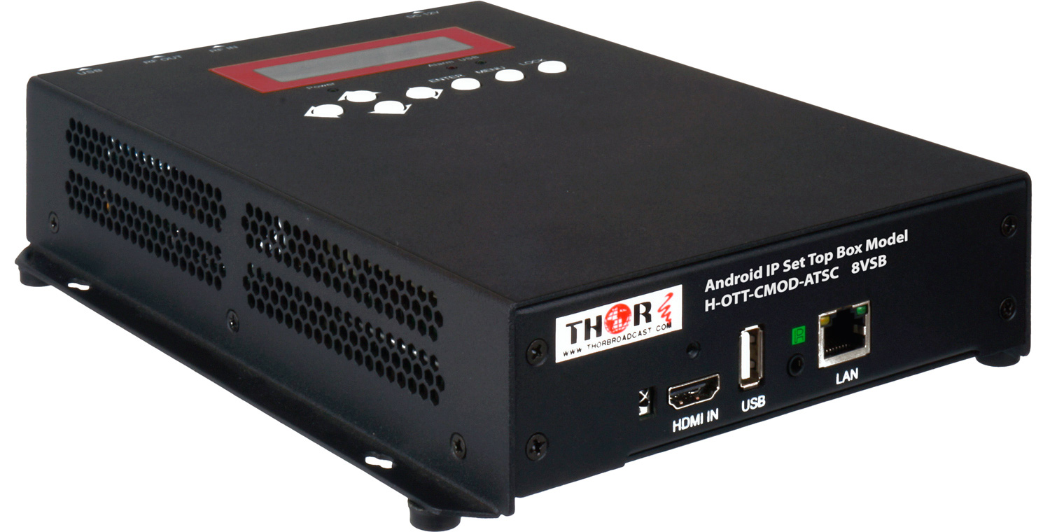 Thor HOTTCMODATSC Compact HD ATSC Modulator with Android STB
