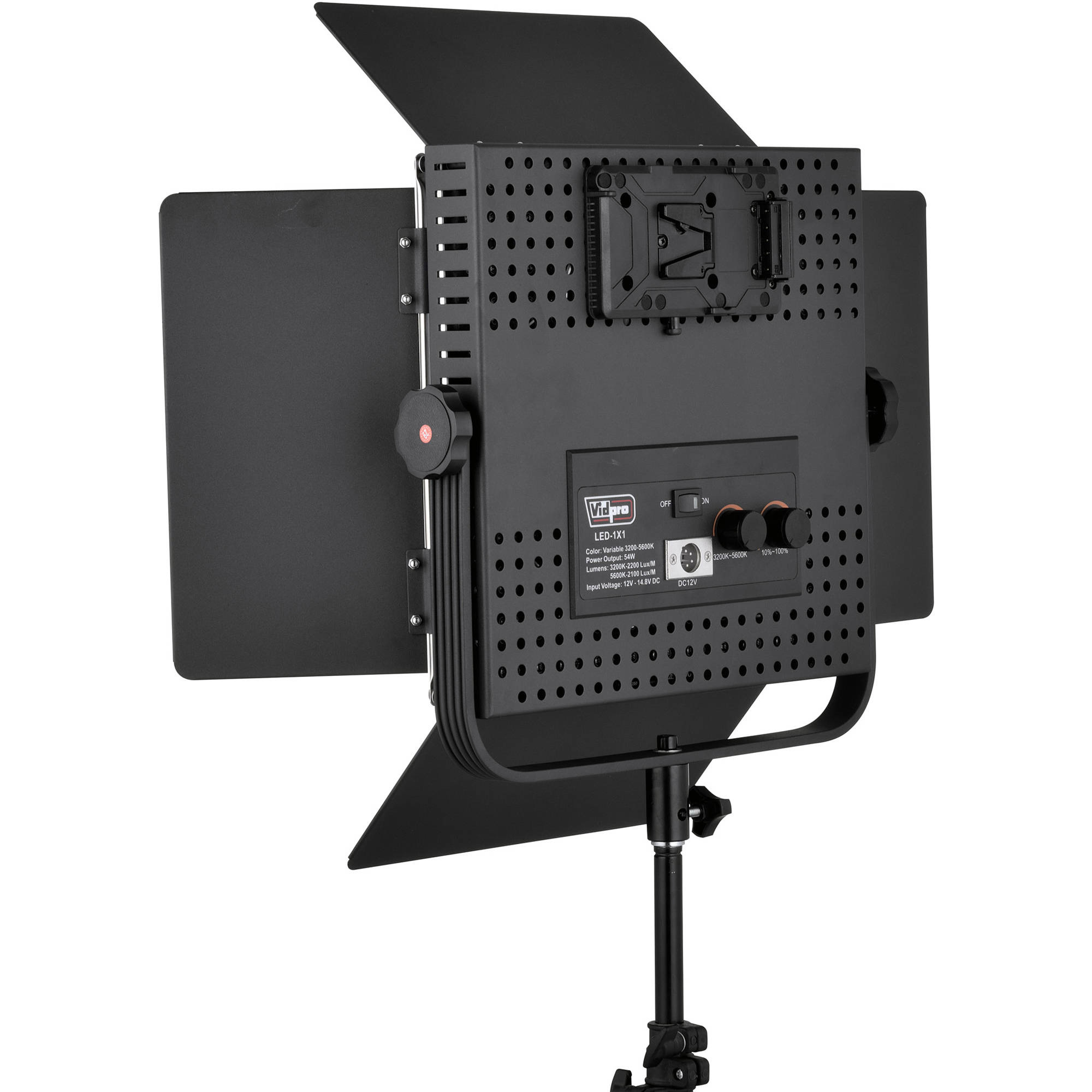 Vidpro LED1x1 Professional Studio Lighting Kit