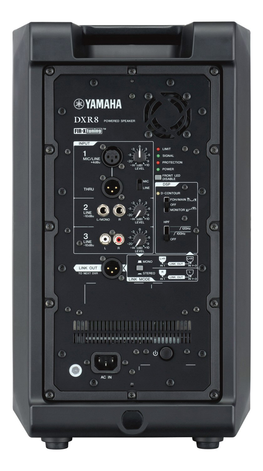 Yamaha DXR8 8 Inch 2way Biamp Powered Speaker Priced Each