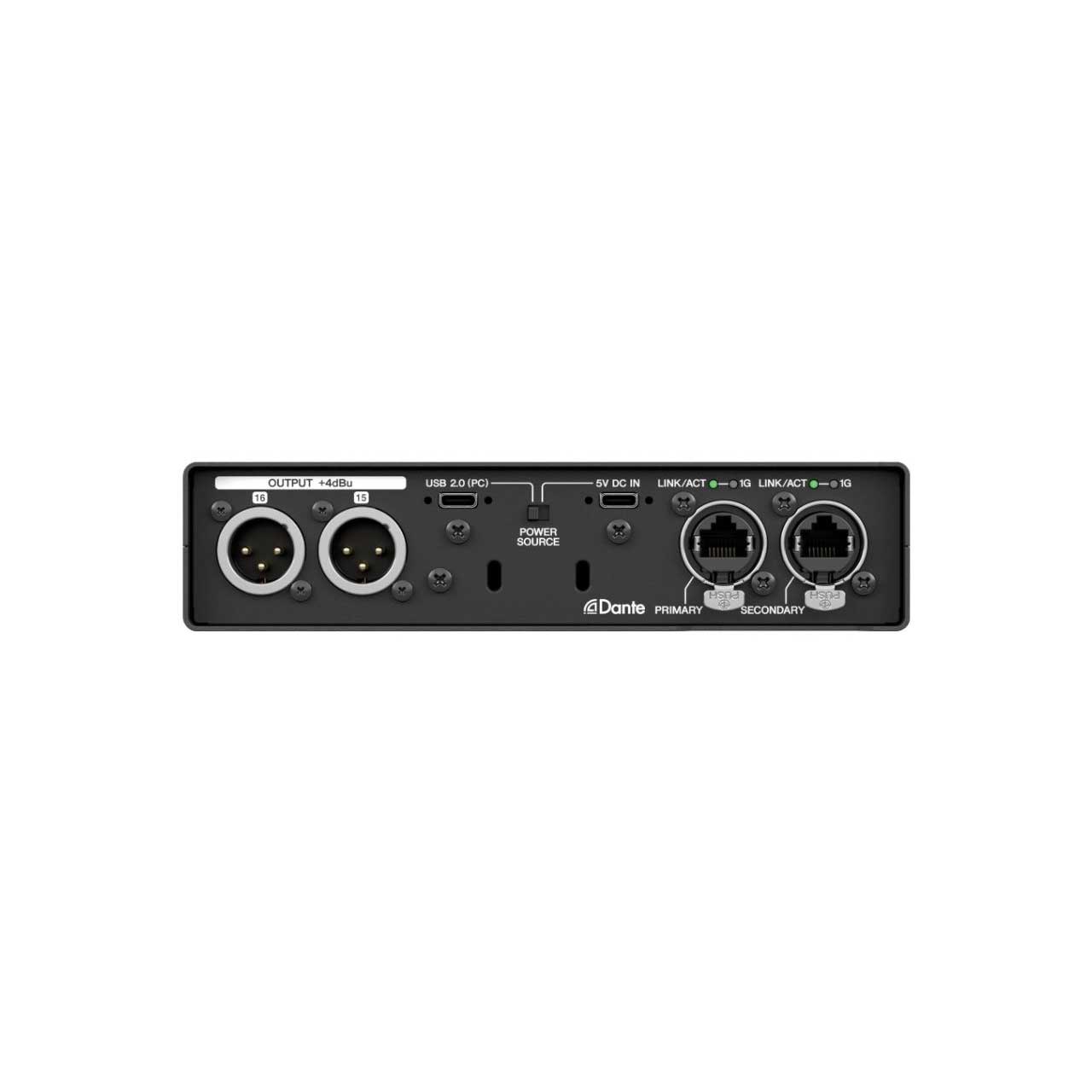 Yamaha RUio16-D Dante-USB-Analog Audio Interface Bundle with  Yamaha/Steinberg Plugins and VST-Rack Software