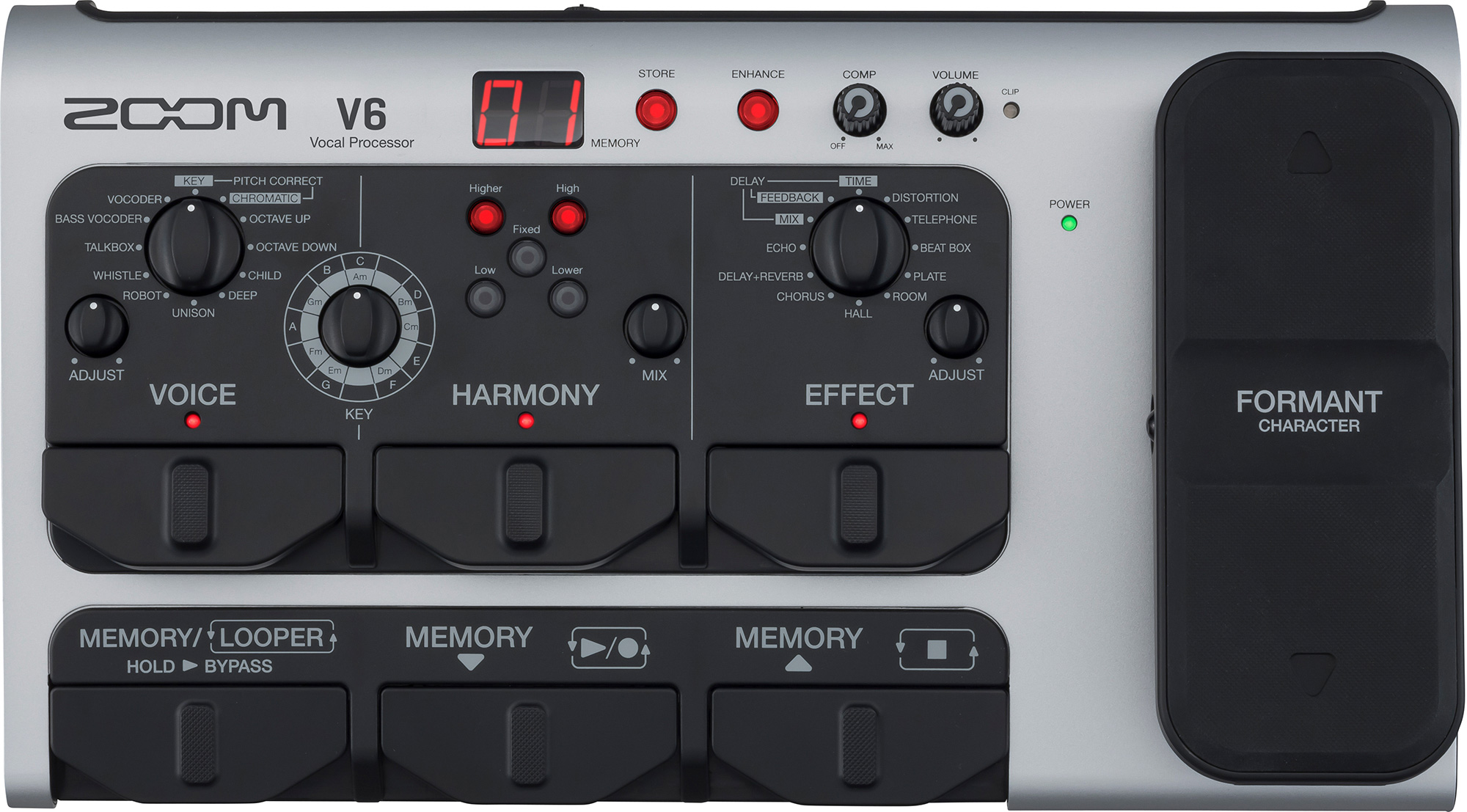 ZOOM V6 Vocal Processor