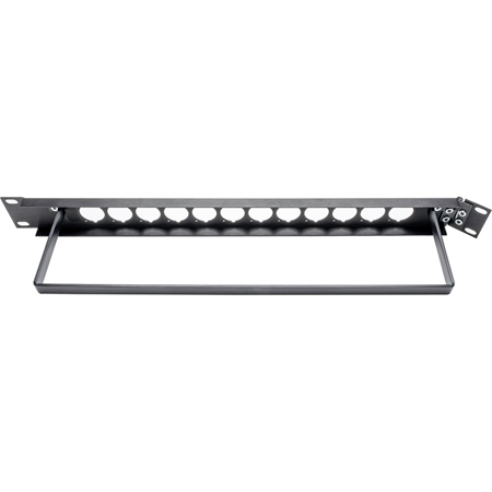 My Custom Shop 12X-1-H 12-Port Unloaded Rack Panel for 12 D-Series ...