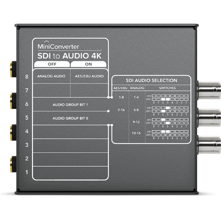 Blackmagic Design CONVMCSAUD4K Mini Converter - SDI to Audio 4K - De ...