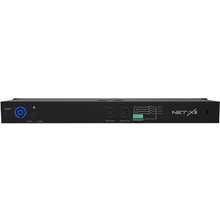 Chauvet NETXII Rack Mount Art-Net-to-DMX Adapter with Integrated ...