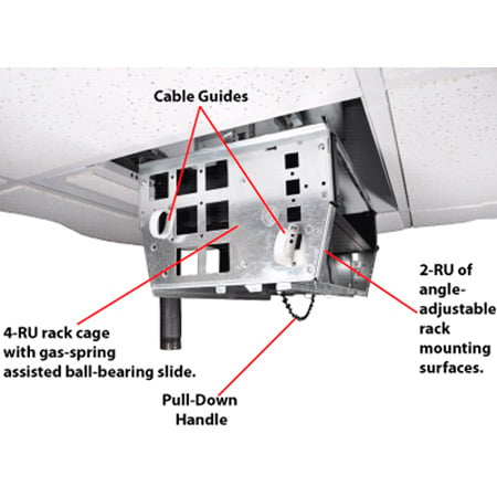 FSR CB-224 4-RU Ceiling Box - No Pole-Mount