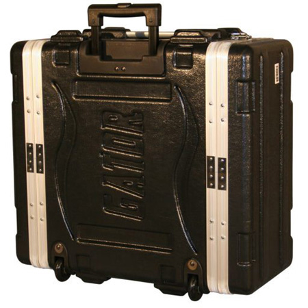 Gator GRR-6L 6RU Roller Rack - 6 Space Rolling Rack Case