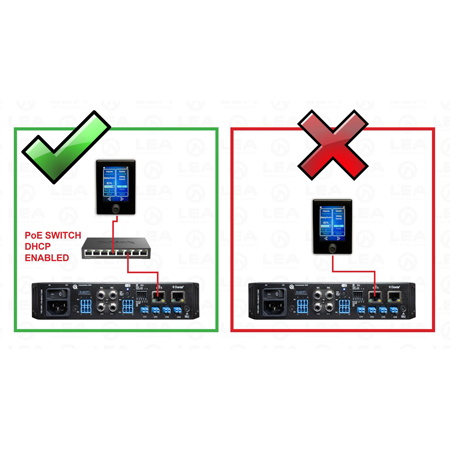 LEA Pro Connect Series Touch PoE-Powered Wall Controller for Connect ...