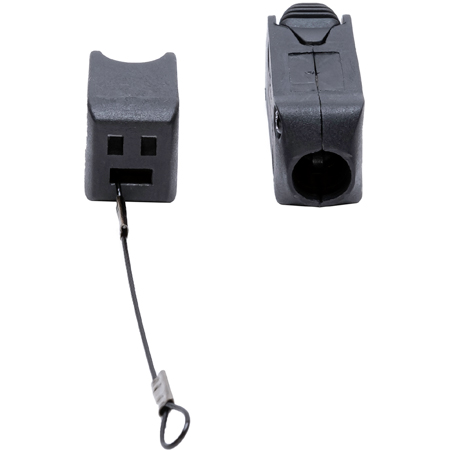 PRJ0V2-BK/10T ProShell Durable RJ45 Backshell Black Shell and Cap - 10 Pack