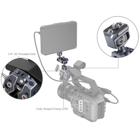 SmallRig 3873 Magic Arm with Dual Ball Heads for Camera Rigs