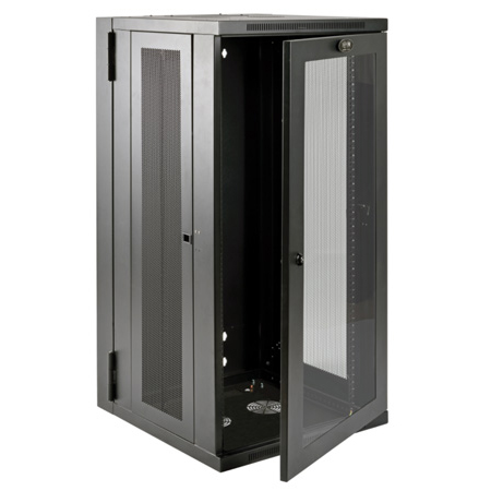 Tripp Lite 26U Wall-Mount Rack Enclosure Cabinet with Clear Acrylic ...