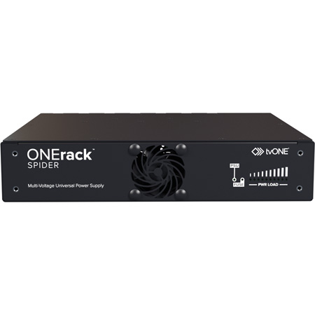 tvONE 1RK-SPDR-HALF-7 ONErack Spider Multi-Voltage Half Rack PSU with 3 ...