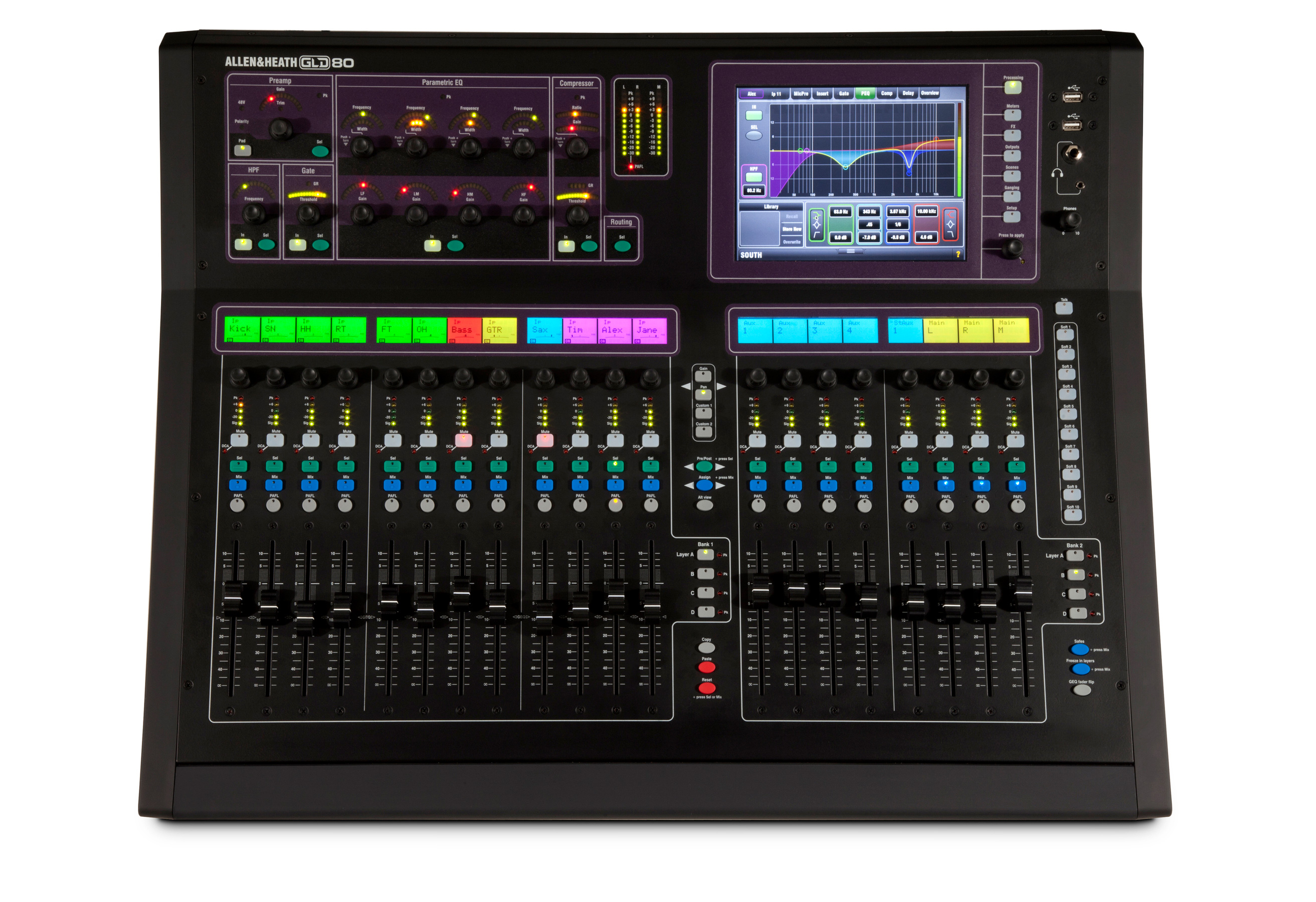 Allen & Heath GLD80 20 Fader Digital Mixer