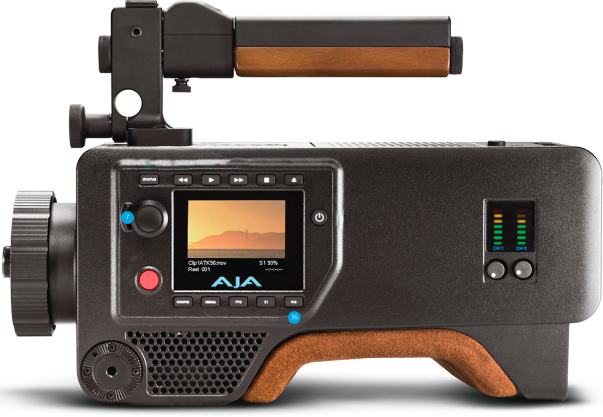 AJA CION 4K/UHD and 2K/HD Production Camera with PL Lens Mount (no lens)