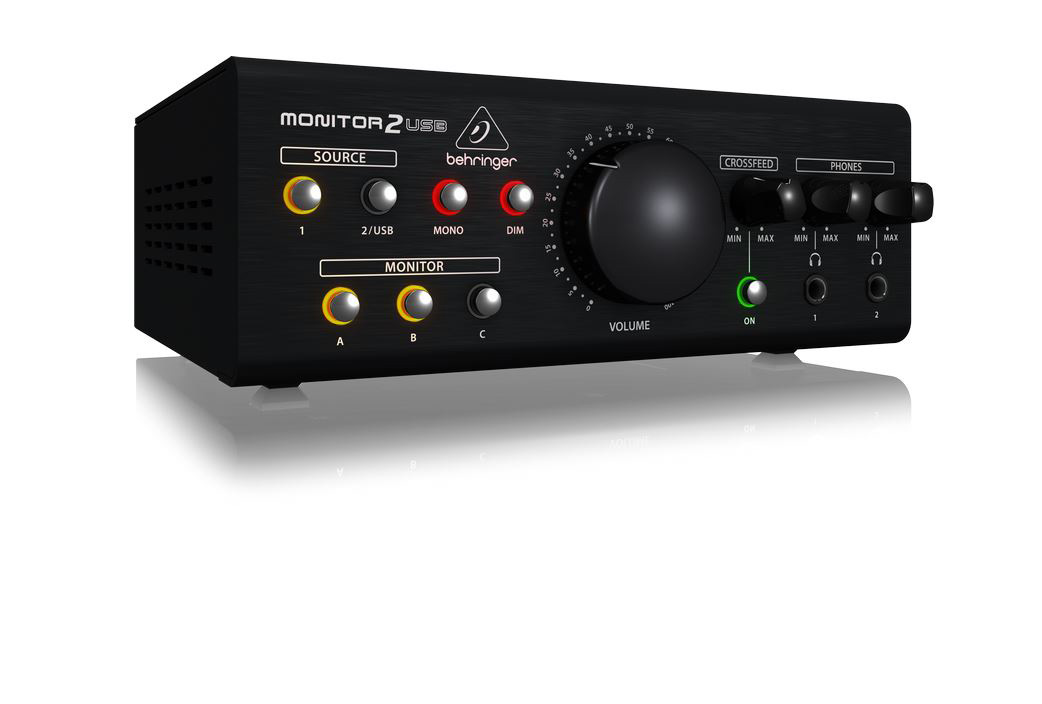 Behringer MONITOR2USB Speaker & Headphone Monitoring Controller with
