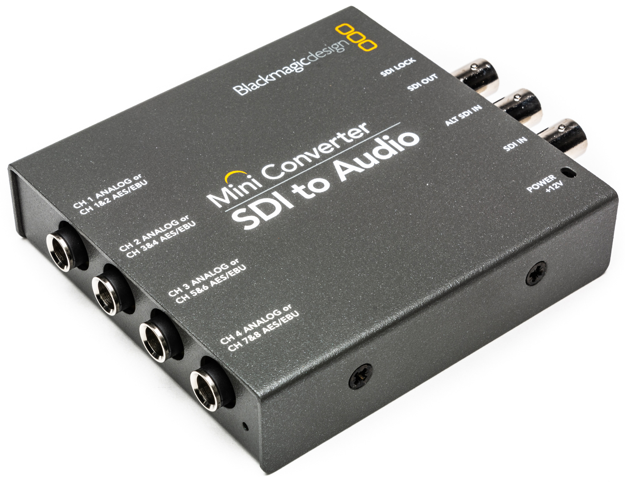 Blackmagic CONVMCSAUD SDI to Audio Mini Converter DeEmbedder Bstock (Used Open Box)