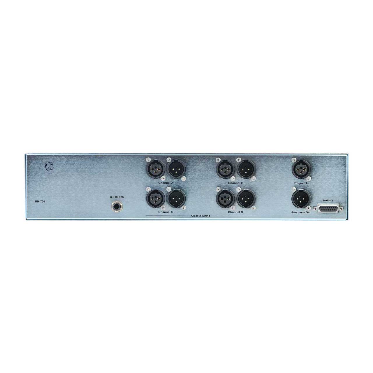 Clear-Com RM-704 Rack Mount 4-Channel Headset / Speaker ... clearcom wiring diagram 